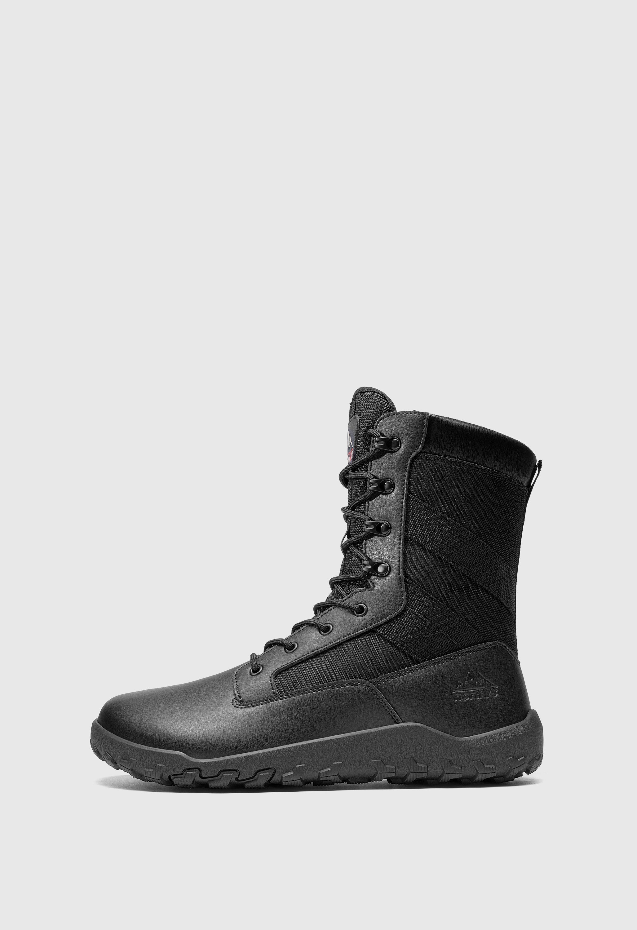 Men's Wide Toe Box Barefoot Military Tactical Boots - Image 2