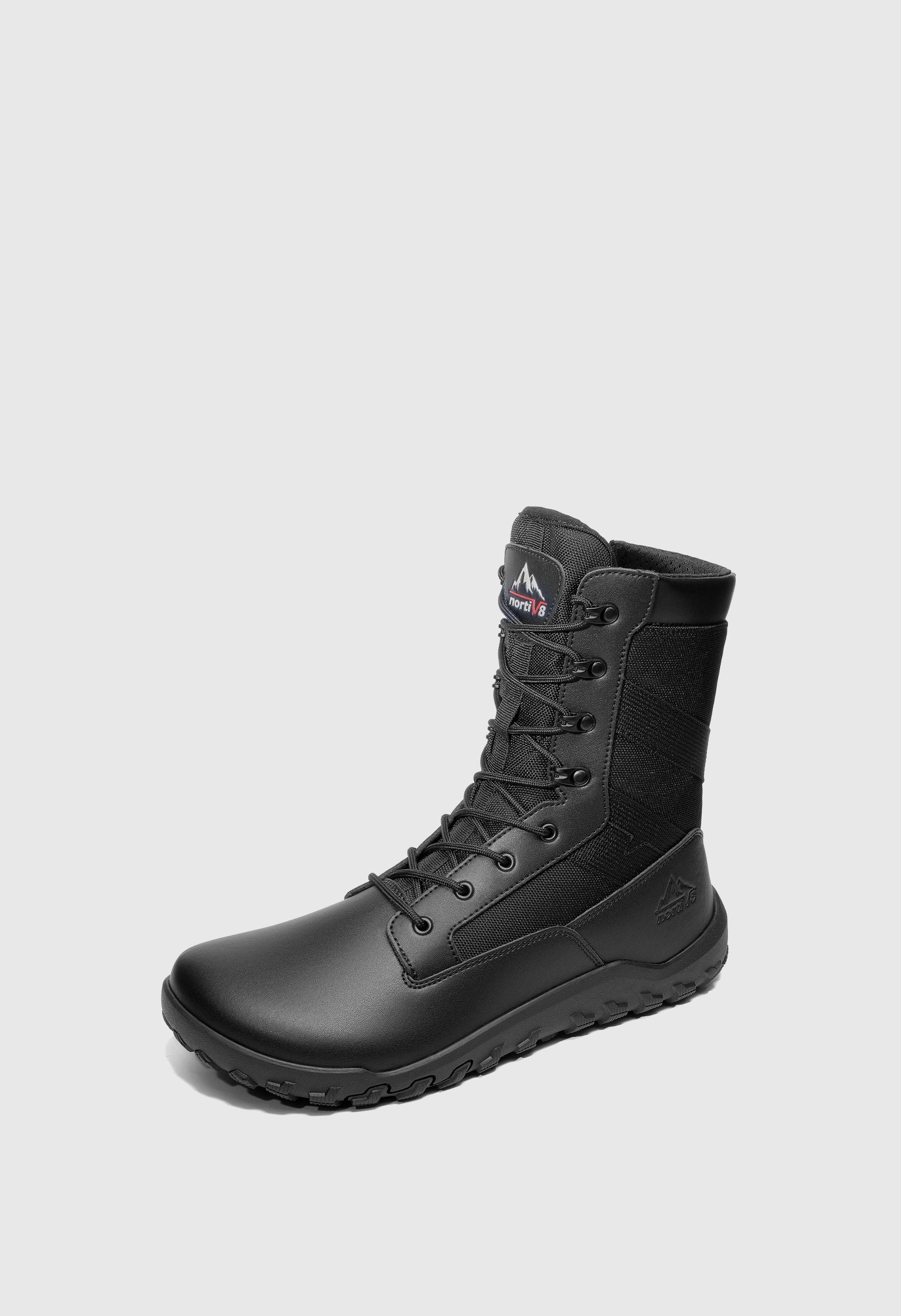 Men's Wide Toe Box Barefoot Military Tactical Boots - Image 3