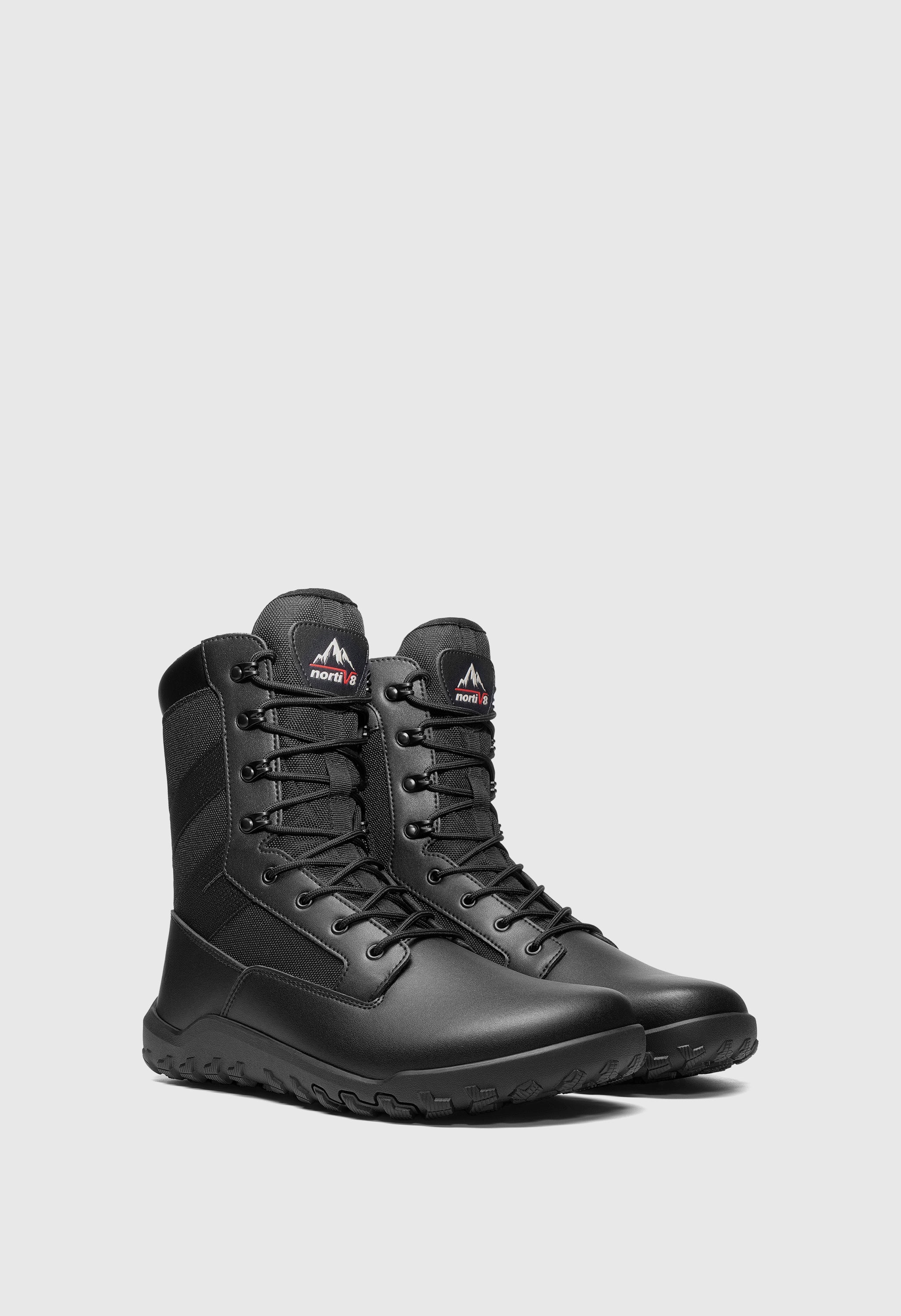 Men's Wide Toe Box Barefoot Military Tactical Boots - Image 4