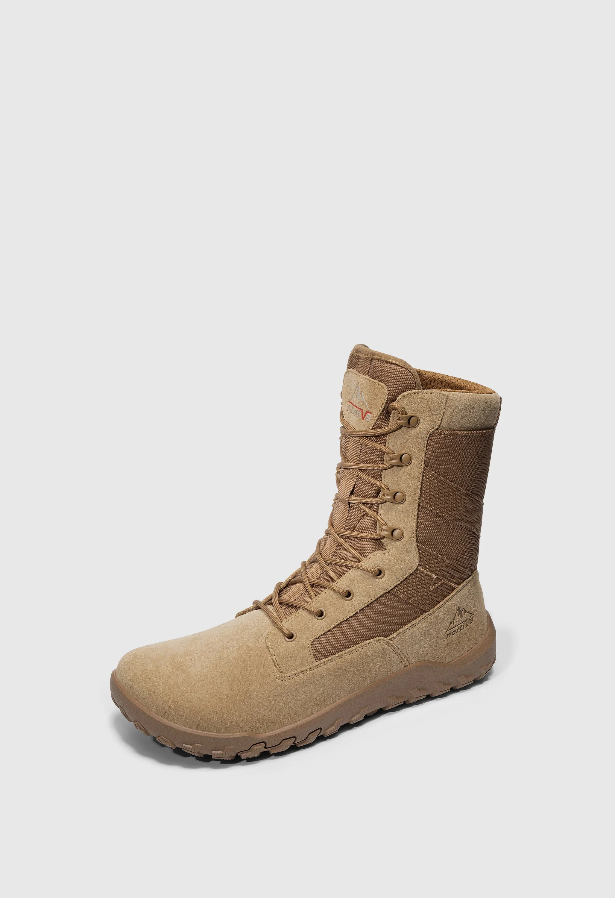Men's Wide Toe Box Barefoot Military Tactical Boots - Image 3