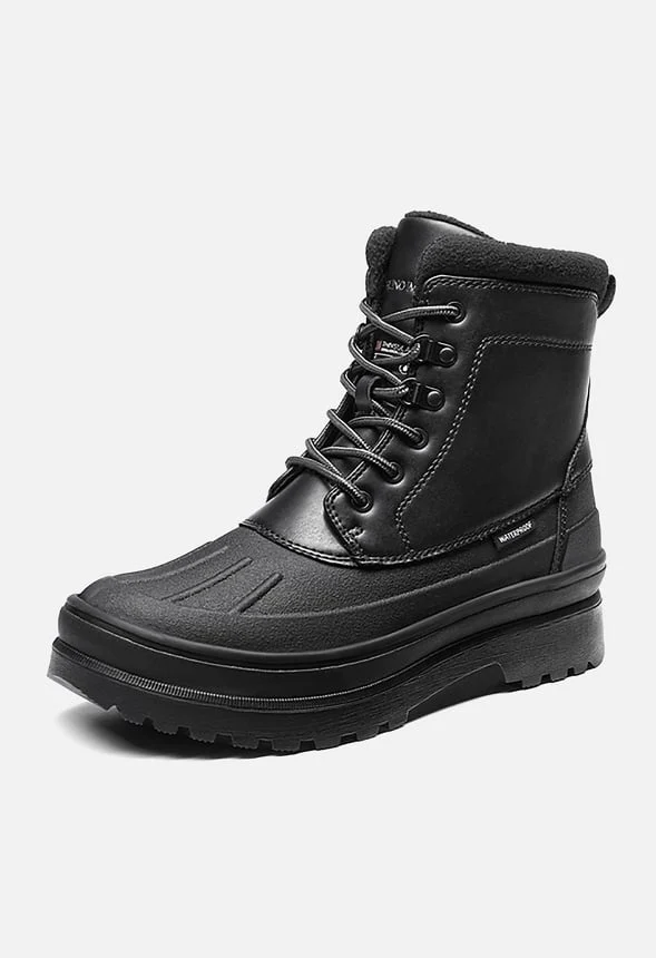 Men's Winter Insulated Fur Snow Boot - Image 2
