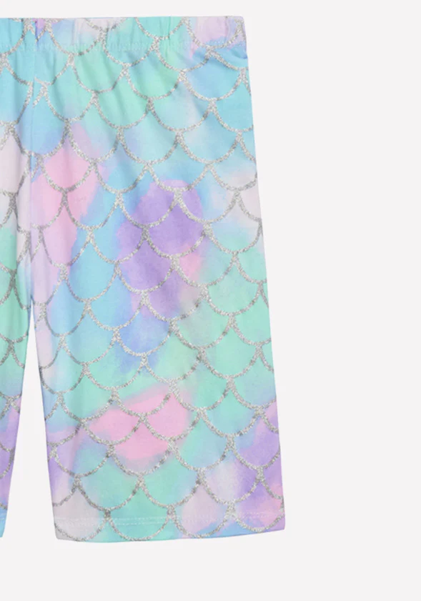 Mermaid Scale Bike Short - Image 2