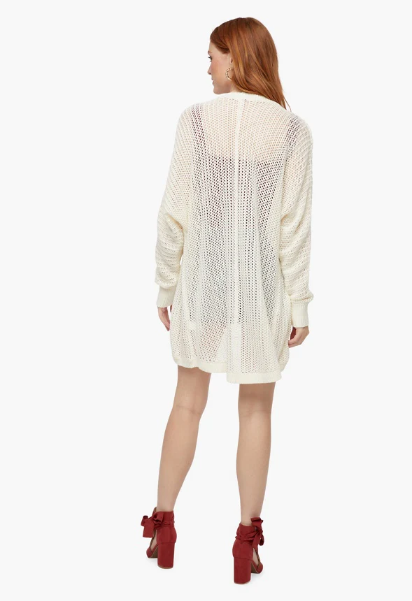 Mesh Stitch Cardigan - Image 3