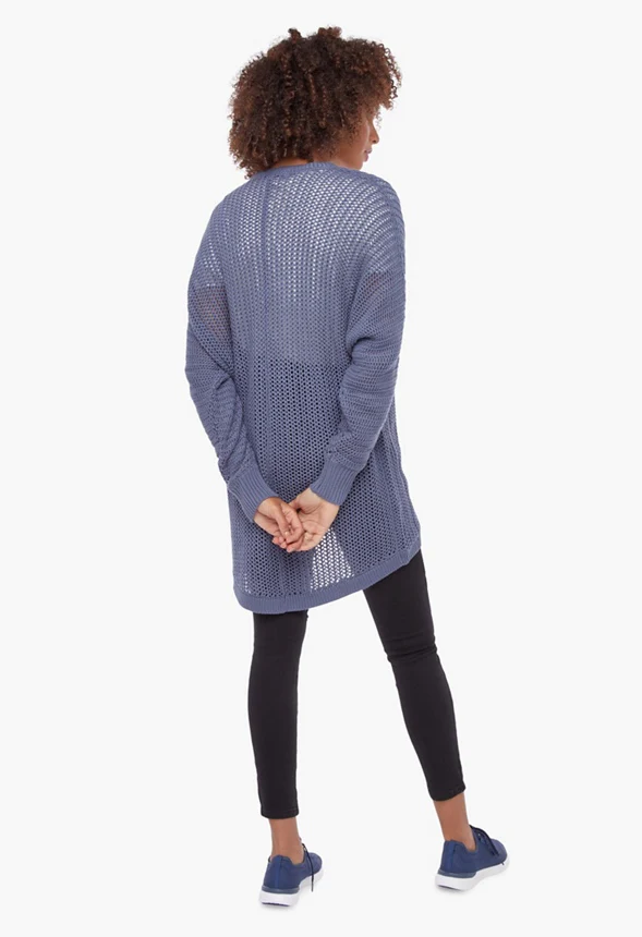 Mesh Stitch Cardigan - Image 3