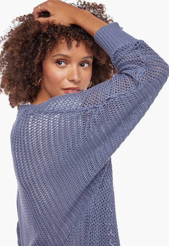 Mesh Stitch Cardigan - Image 4