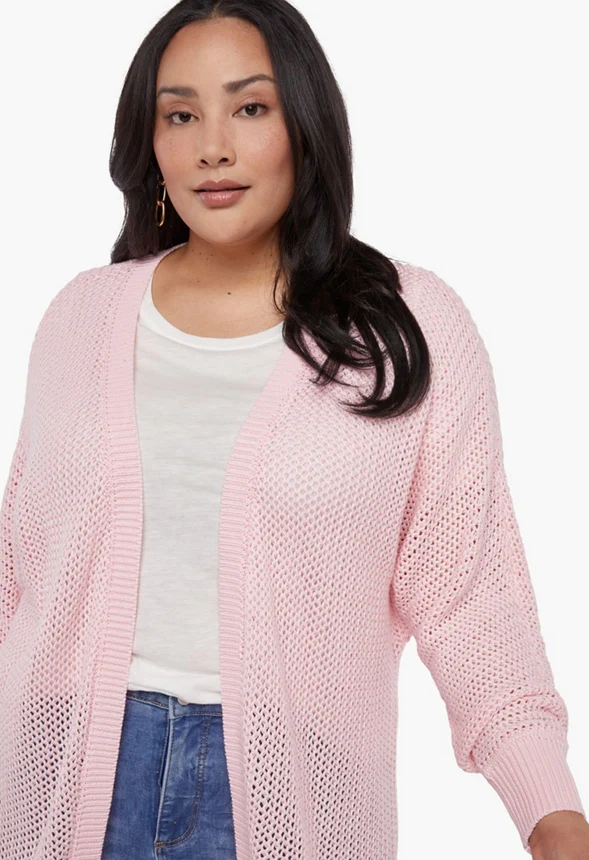 Mesh Stitch Cardigan - Image 4