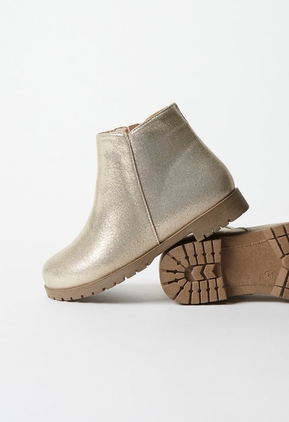 Metallic Tulip Side Bootie - Image 2