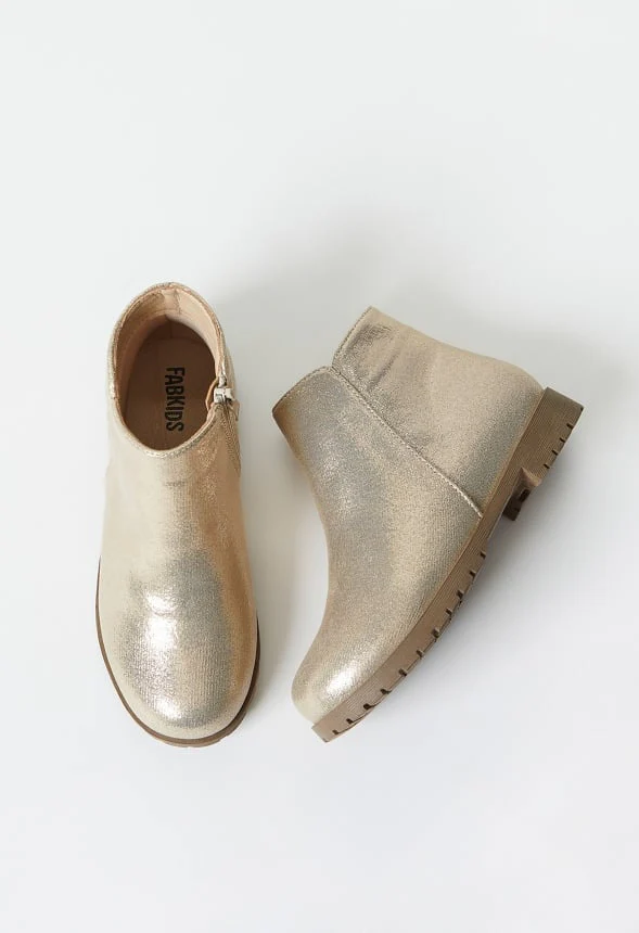 Metallic Tulip Side Bootie - Image 6
