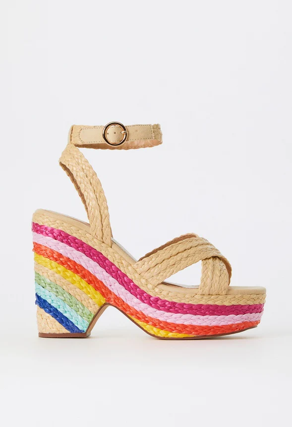 Mia Notched Wedge Sandal - Image 4