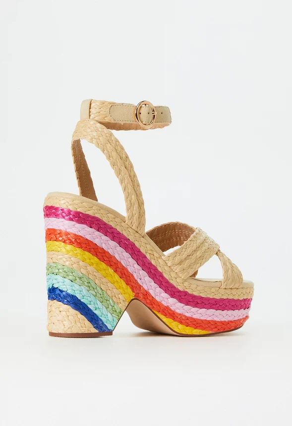 Mia Notched Wedge Sandal - Image 5