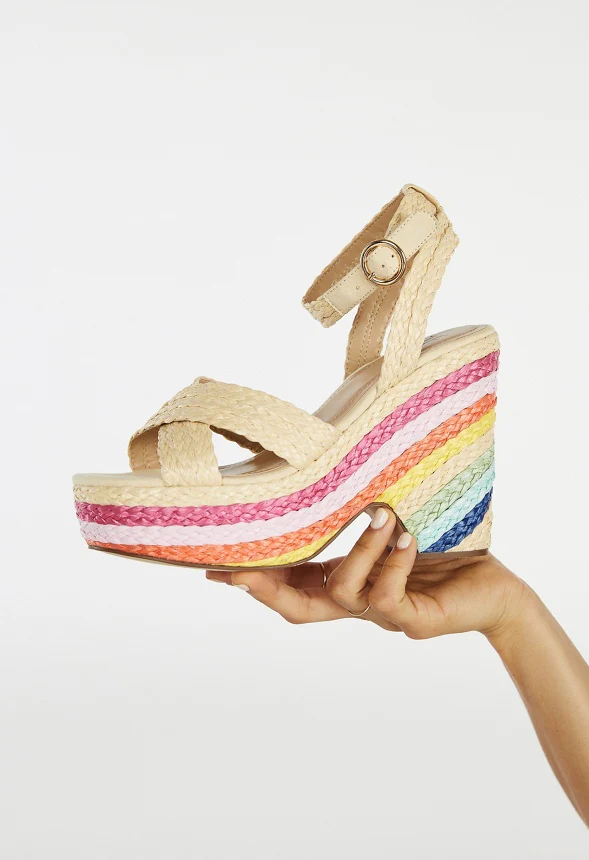 Mia Notched Wedge Sandal - Image 6