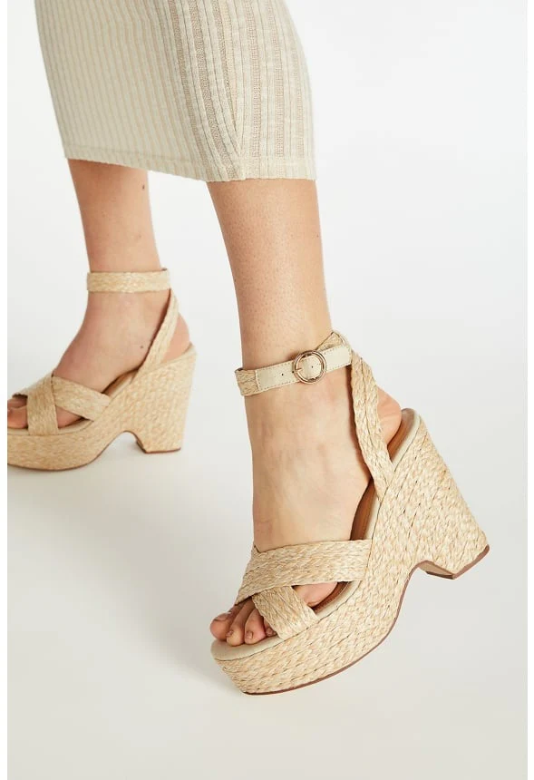Mia Notched Wedge Sandal - Image 2
