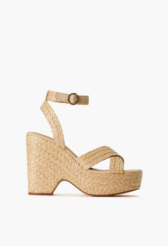 Mia Notched Wedge Sandal - Image 3
