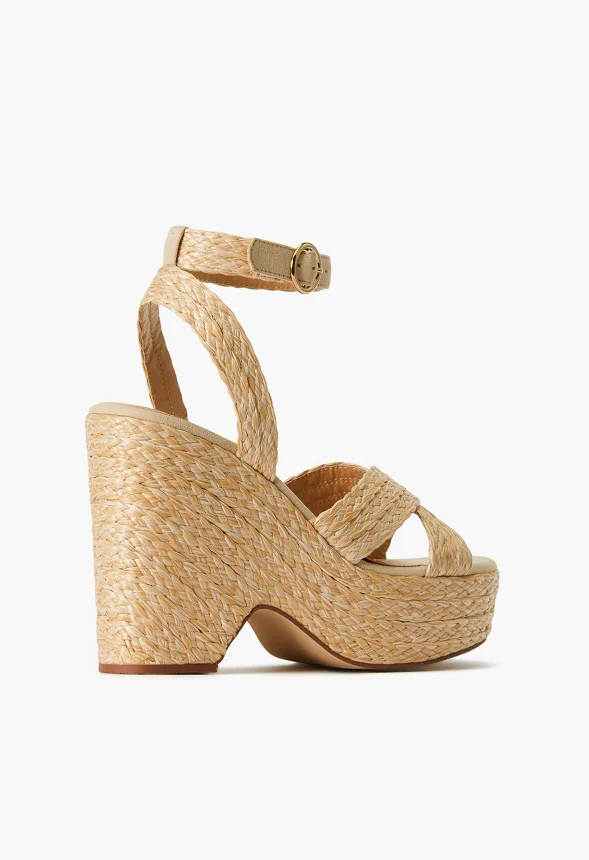Mia Notched Wedge Sandal - Image 4