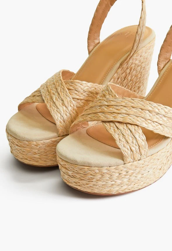 Mia Notched Wedge Sandal - Image 6