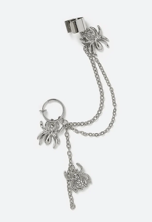 Miah Halloween Charms Linked Earclimber - Image 2