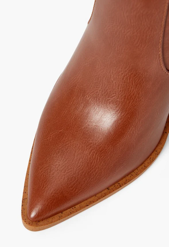 Michele Eyelet Heeled Boot - Image 4