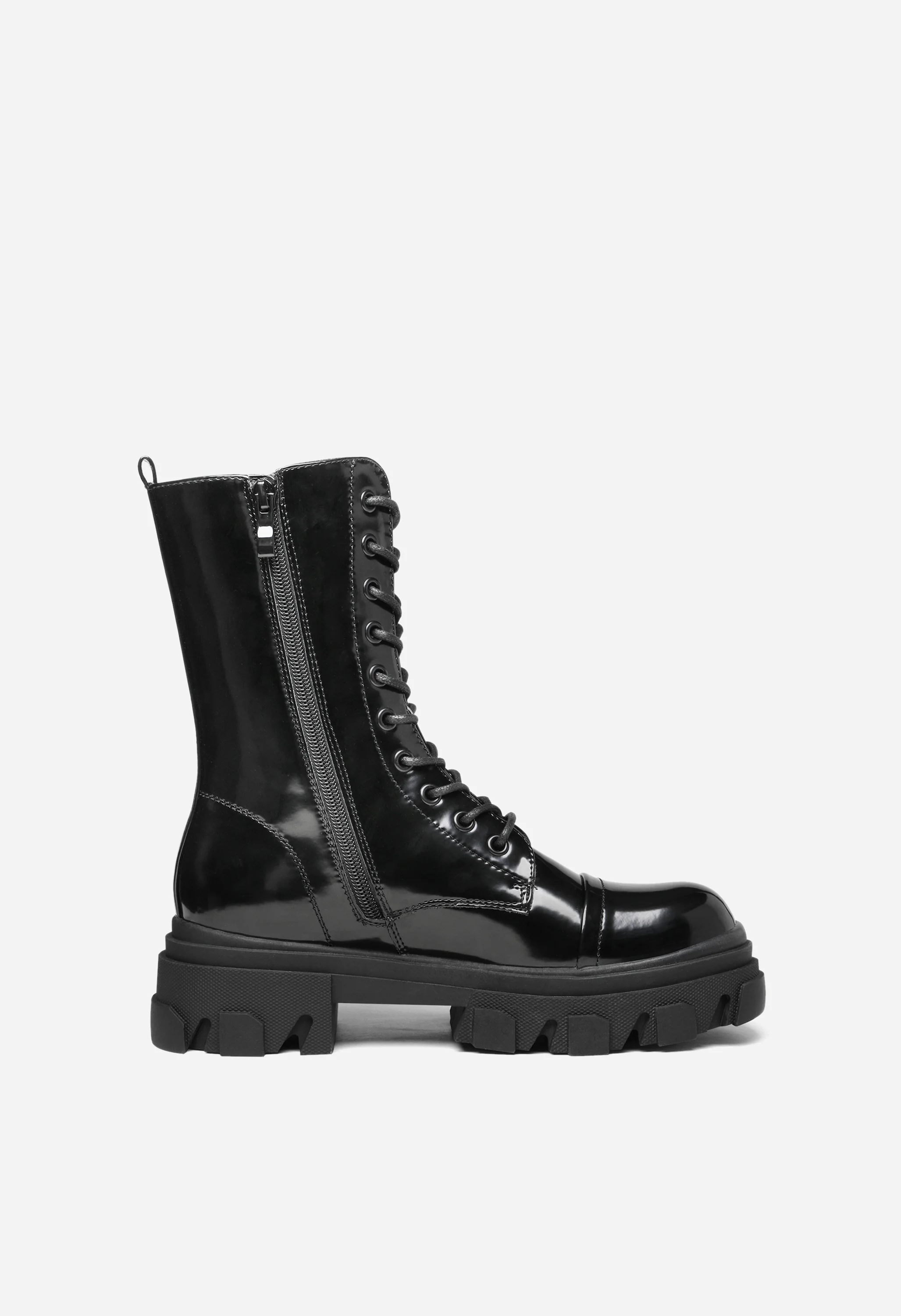 Mid Calf Combat Boot - Image 3