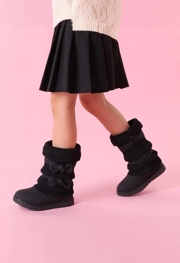 Mid Calf Faux Fur Lined Snow Boot - Image 2