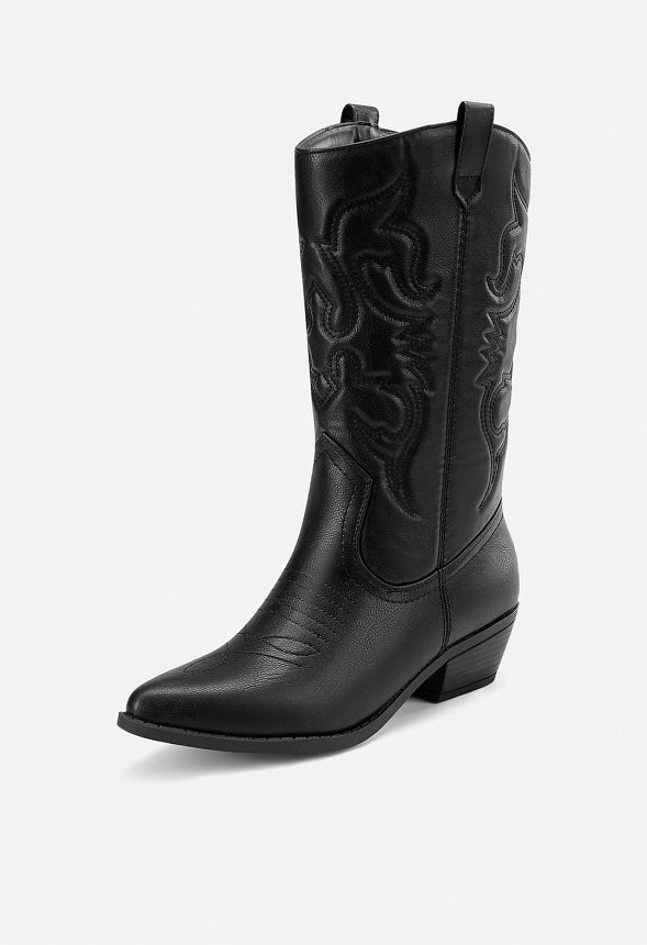 Mid Calf Western Cowboy Boot - Image 3