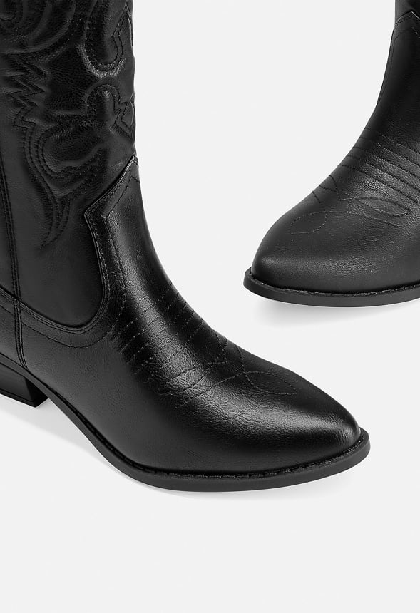 Mid Calf Western Cowboy Boot - Image 4