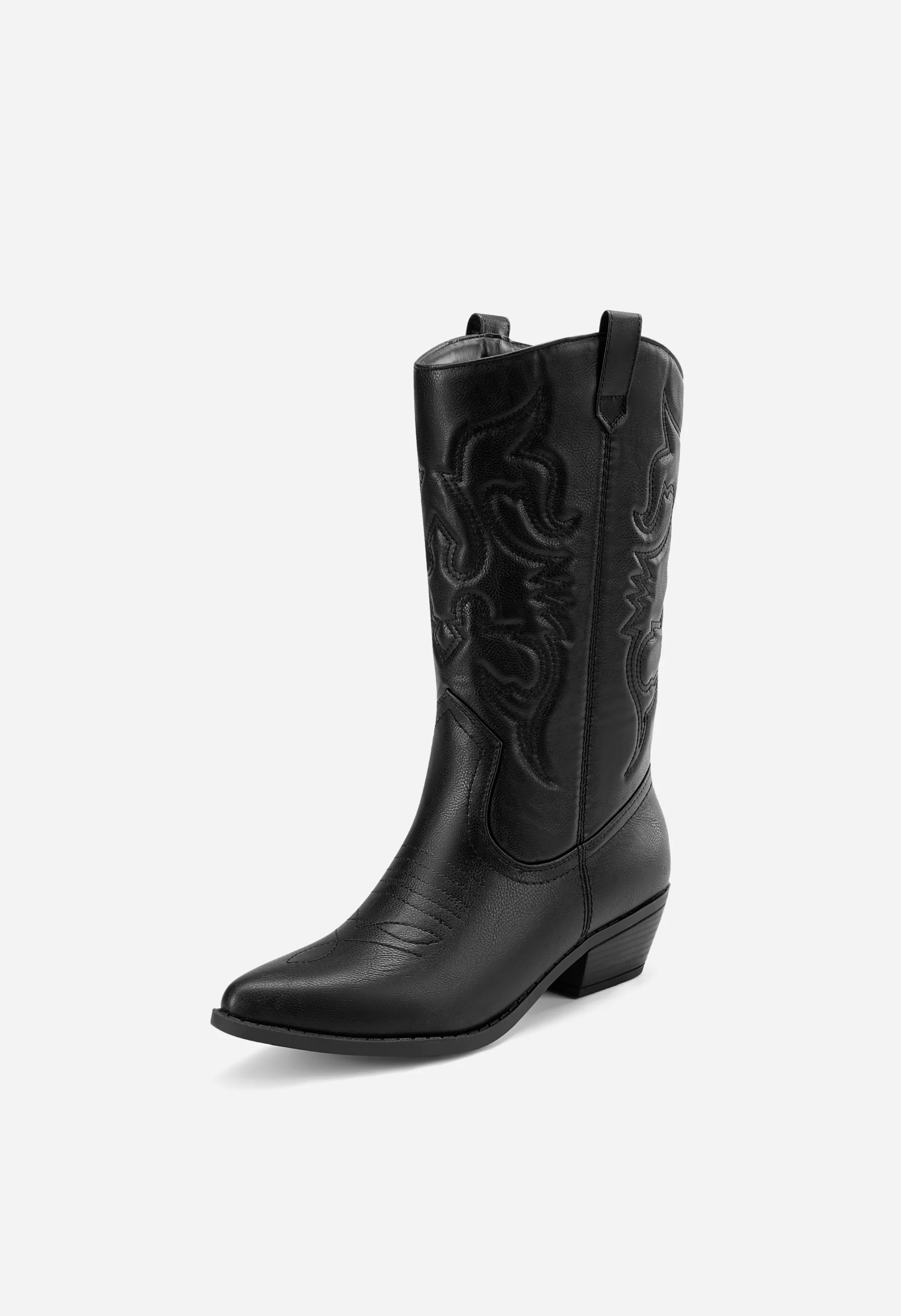Mid Calf Western Cowboy Boot - Image 5