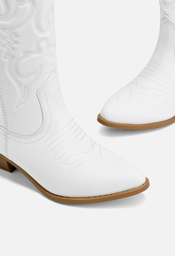 Mid Calf Western Cowboy Boot - Image 4