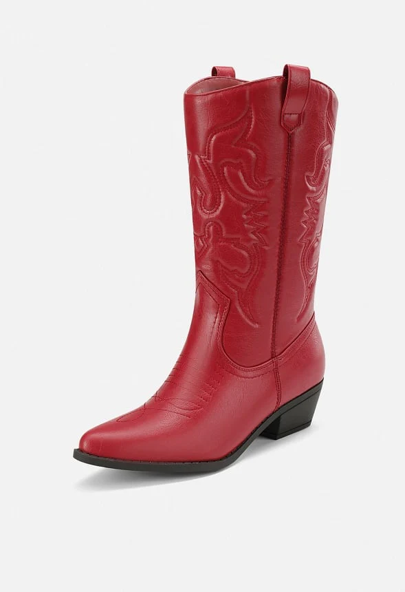 Mid Calf Western Cowboy Boot - Image 3