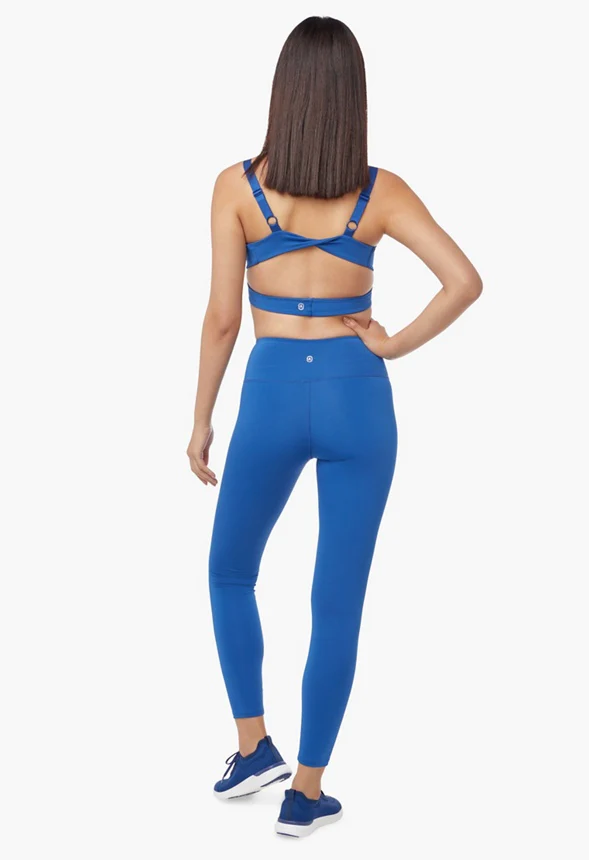 Mid Rise Crossover Front Full Active Leggings - Image 3