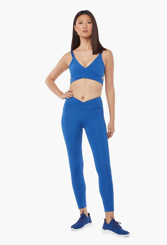 Mid Rise Crossover Front Full Active Leggings - Image 5