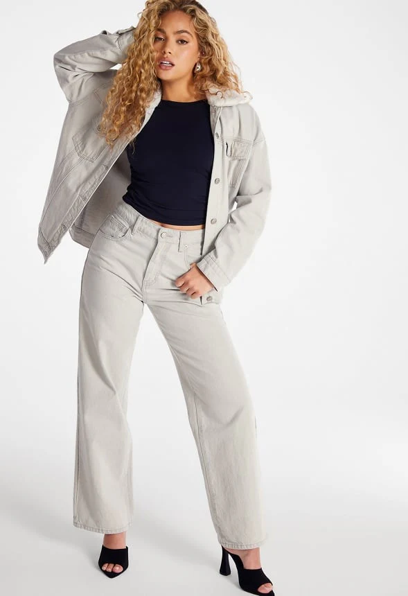 Mid Rise Slouch Boyfriend Jeans - Image 3