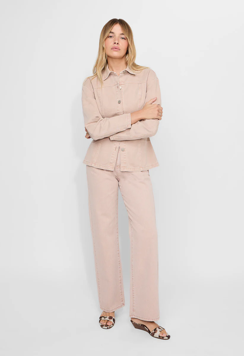 Mid Rise Wide Leg Slouch Denim - Image 2