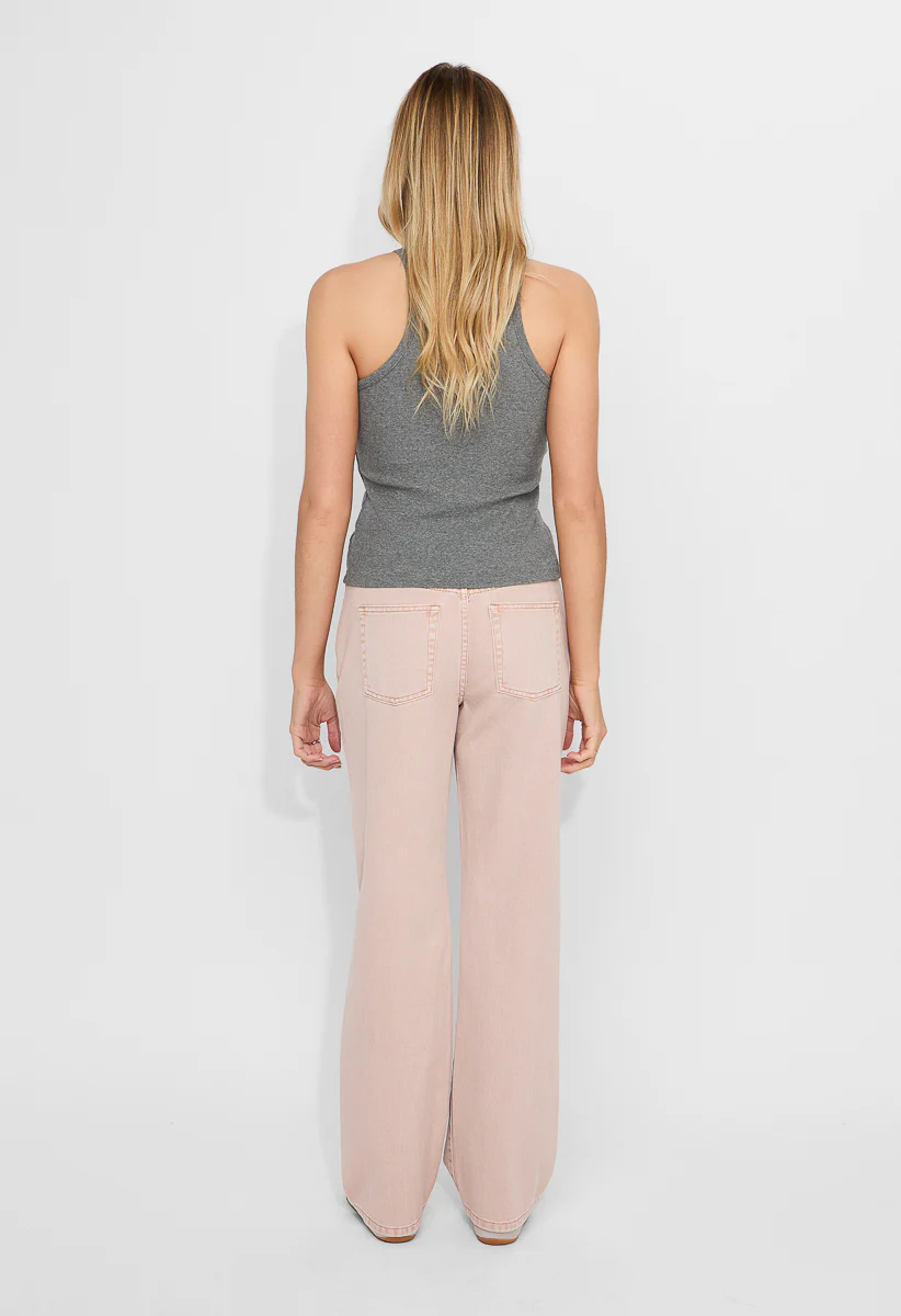 Mid Rise Wide Leg Slouch Denim - Image 4