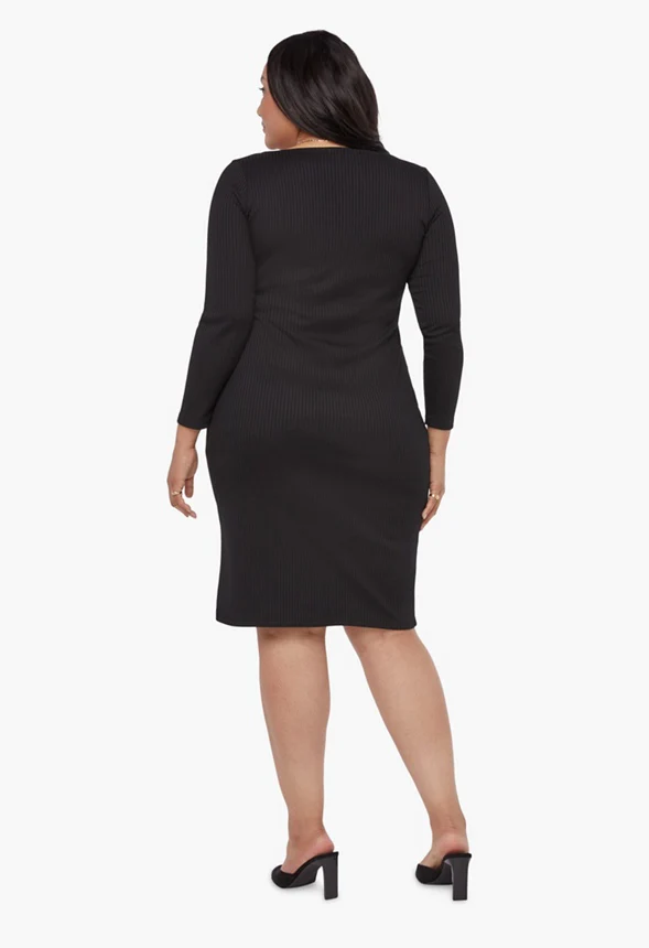 Midi Knit Dress - Image 3
