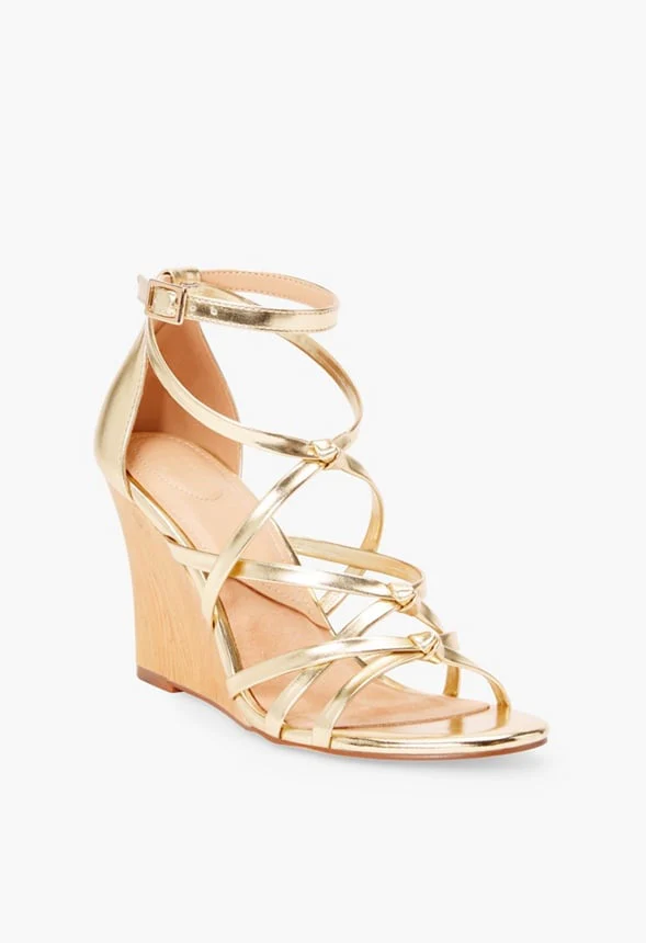 Midsummer Crossover Wedge Sandal - Image 2