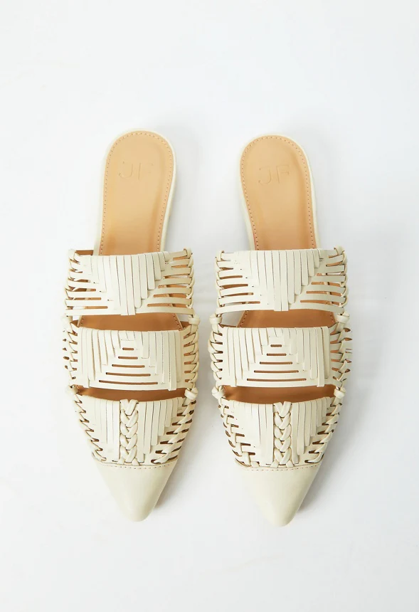 Milana Woven Flat Mule - Image 5