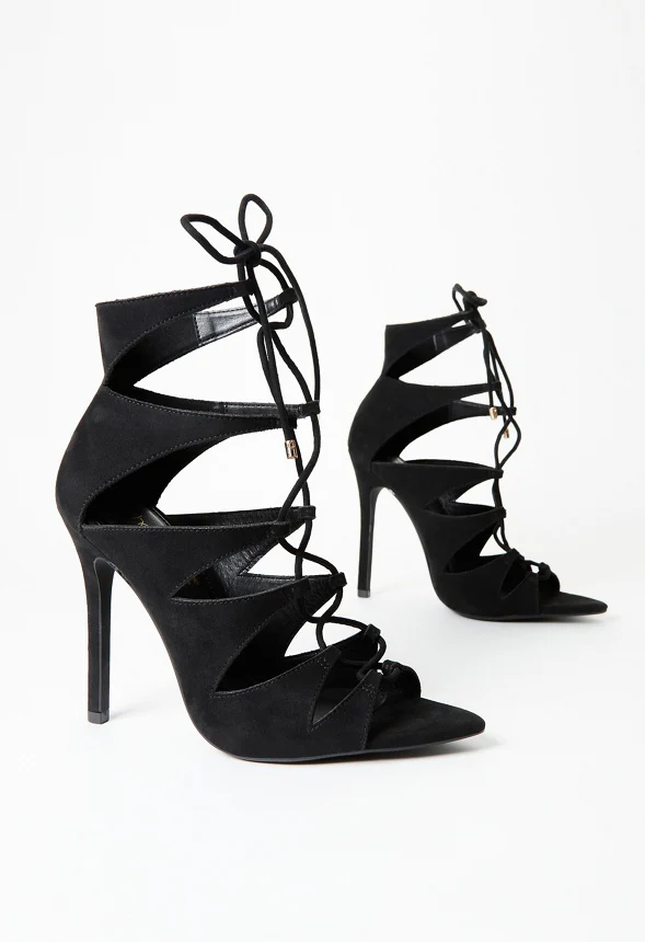 Mina Stiletto Cage Bootie - Image 2