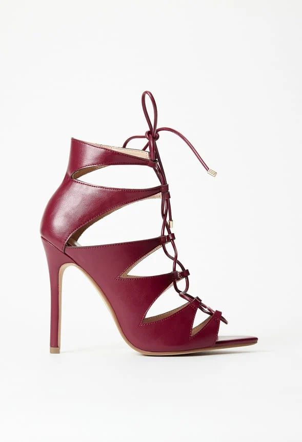 Mina Stiletto Cage Bootie - Image 3