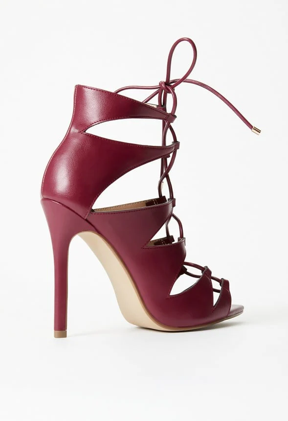 Mina Stiletto Cage Bootie - Image 4