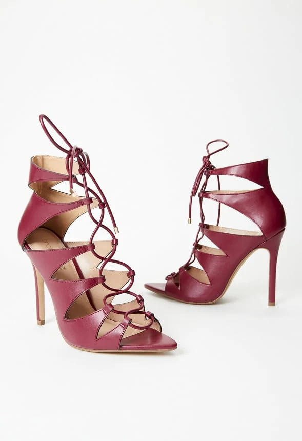 Mina Stiletto Cage Bootie - Image 5