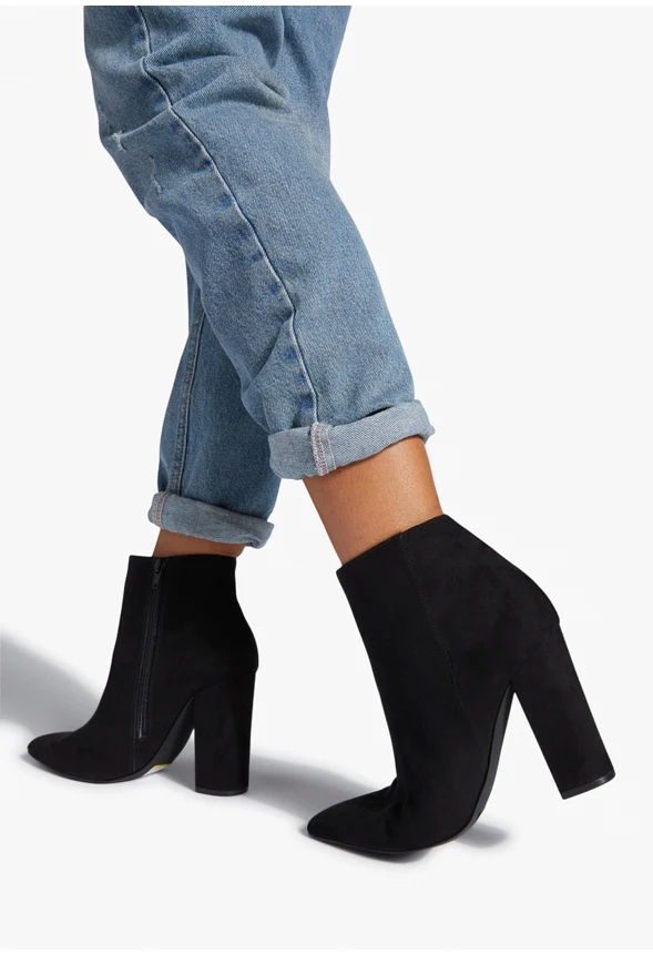 Minda Block Heel Bootie - Image 2