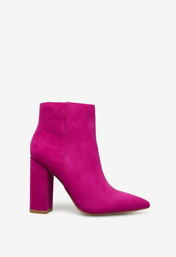 Minda Block Heeled Bootie - Image 3