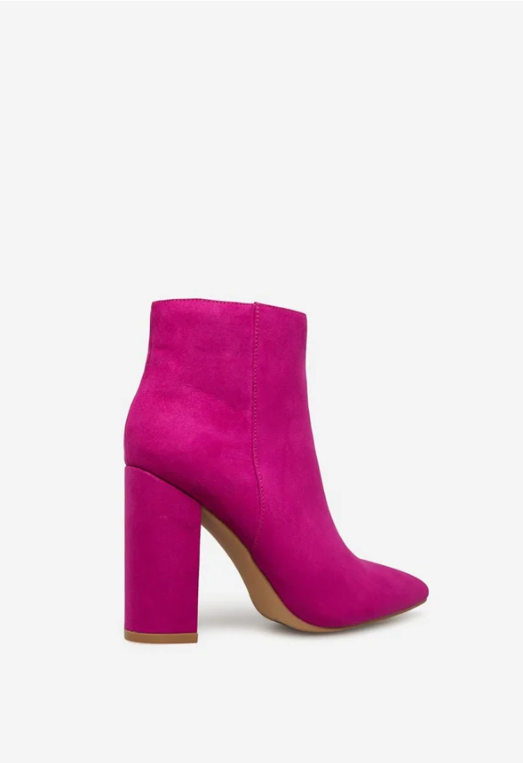 Minda Block Heeled Bootie - Image 4