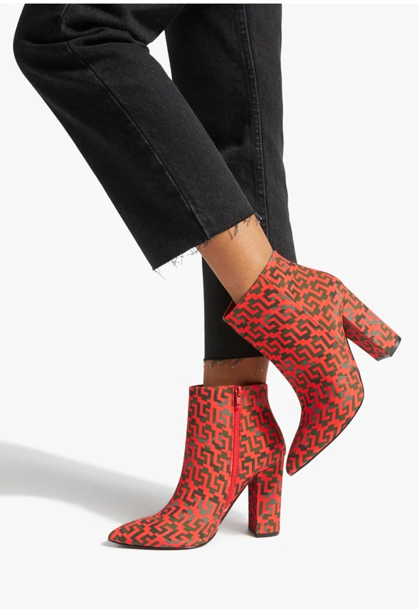 Minda Block Heel Bootie - Image 2