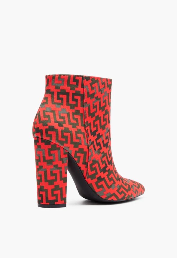 Minda Block Heel Bootie - Image 4