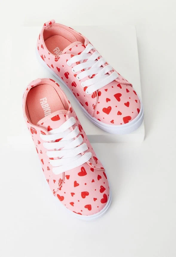 Mini Heart Lace Up Sneaker - Image 2