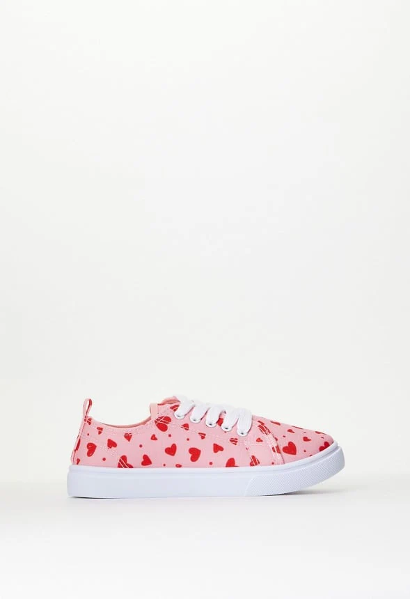 Mini Heart Lace Up Sneaker - Image 3