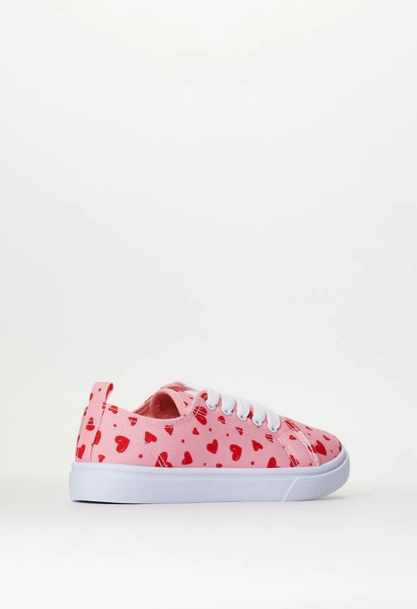 Mini Heart Lace Up Sneaker - Image 4