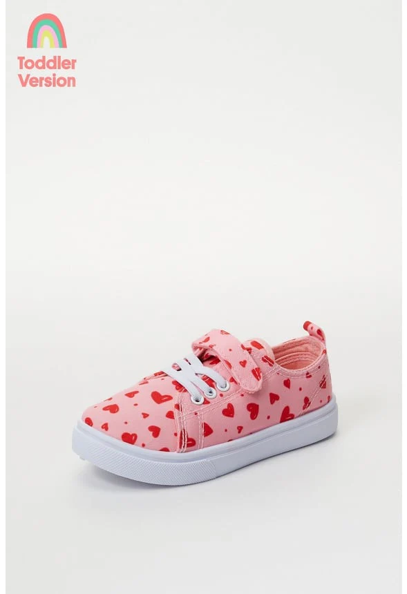Mini Heart Lace Up Sneaker - Image 7