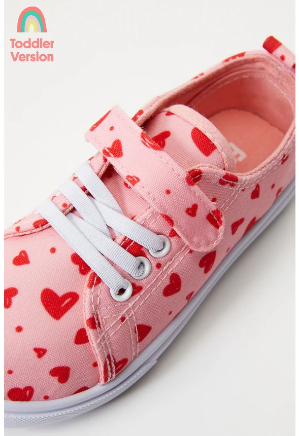 Mini Heart Lace Up Sneaker - Image 9